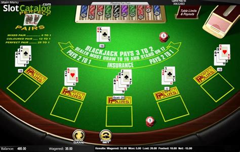 Blackjack With Perfect Pairs Slot - Play Online