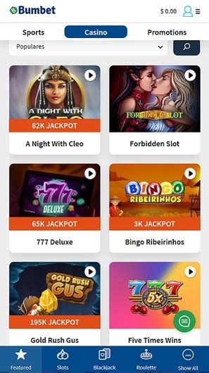 Bumbet casino mobile