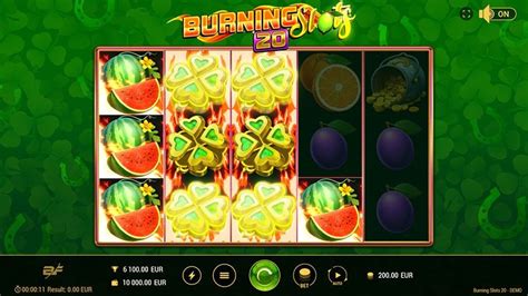 Burning Slots 20 Slot Grátis