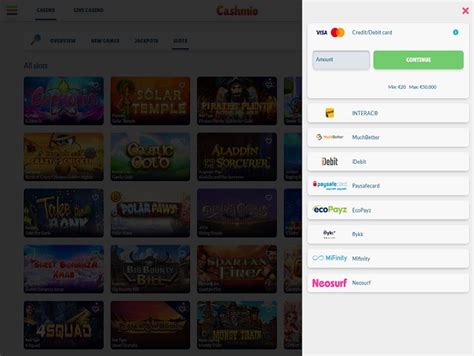 Cashmio casino online