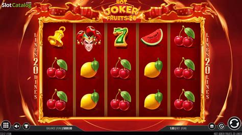 Hot Joker Fruits 20 Slot Grátis