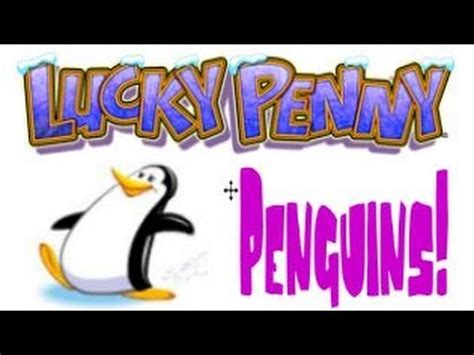 Lucky penny penguin máquina de fenda
