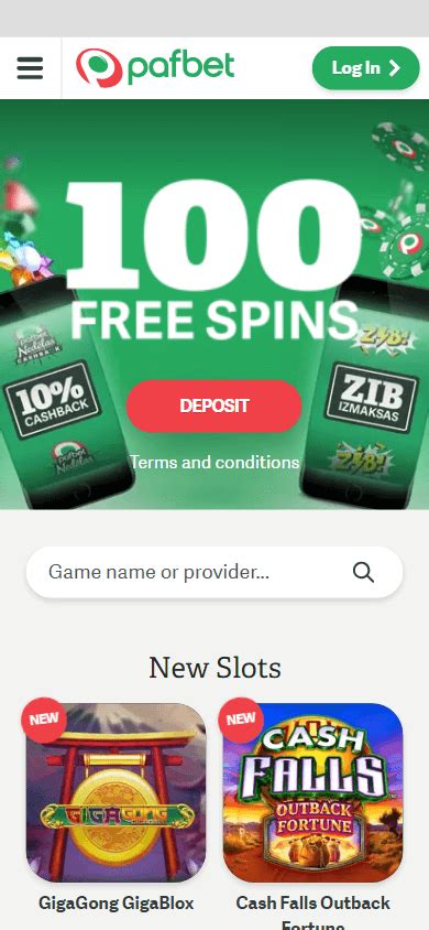 Pafbet casino app