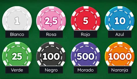 Valores fichas de poker chile